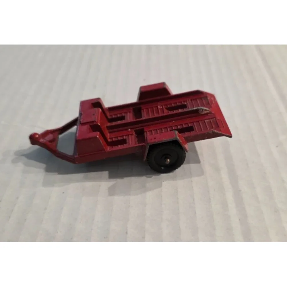 Tootsie Toys Diecast Trailers Vintage 1960s Yellow and Red Lot of 2 Made in USA
